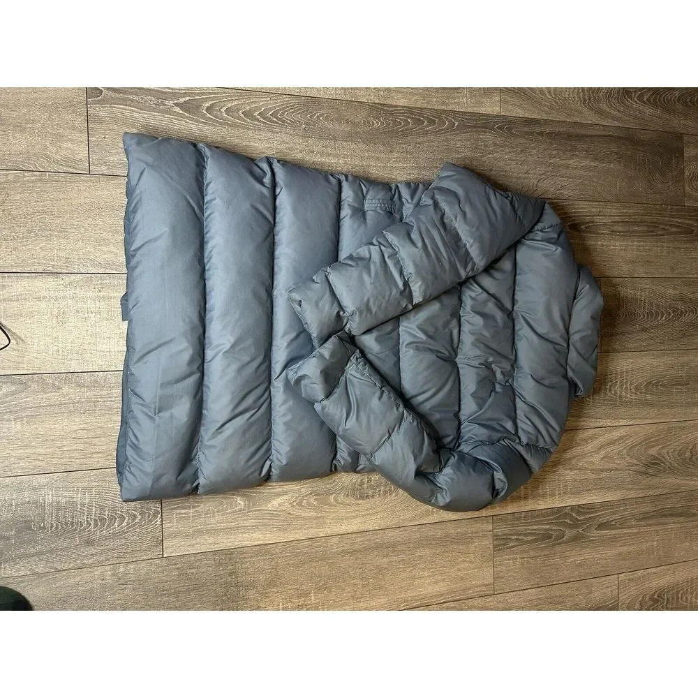 Lauren Ralph Lauren Down Quilted  Full Zip Puffer Parka‎ Coat Jacket Blue Sz L